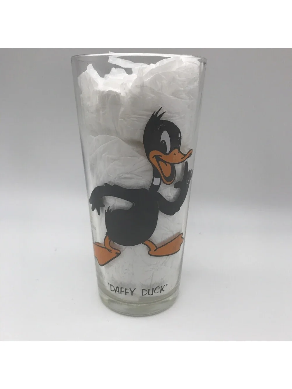 DAFFY DUCK Vintage Pepsi Cola Collectors Series Drinking Glass WARNER BROS 1973